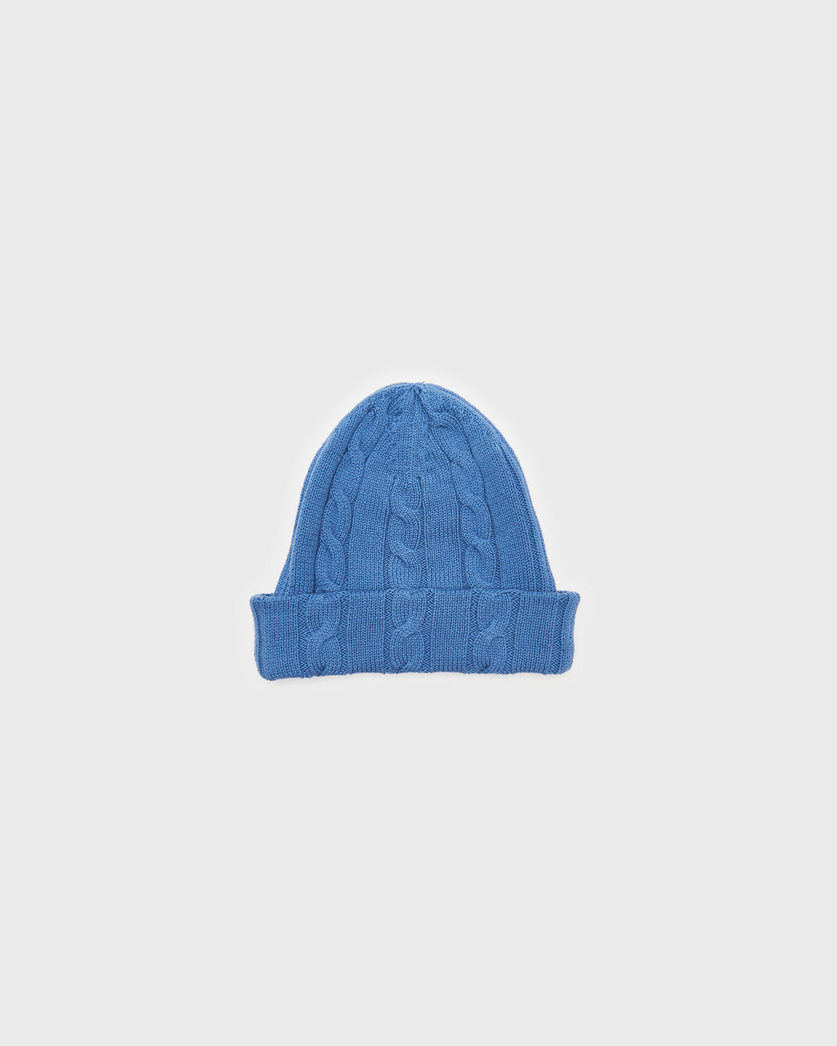 Cableknit Beanie  | Chambray Blue