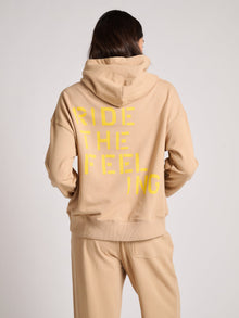 Kerri Rosenthal | Ride The Feeling Sweatshirt | Tan