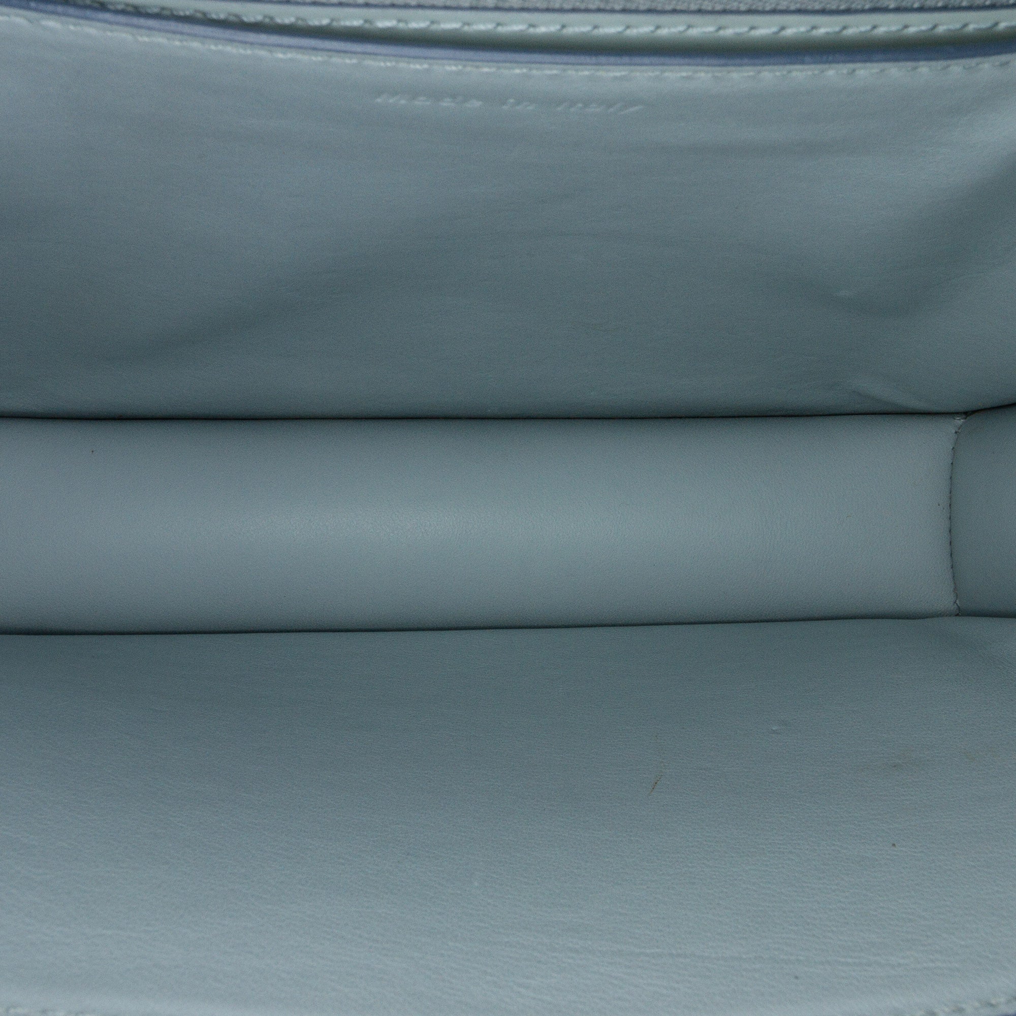 Celine | Pre-Owned Teen Calfskin Classic Box | Gray/Light Gray