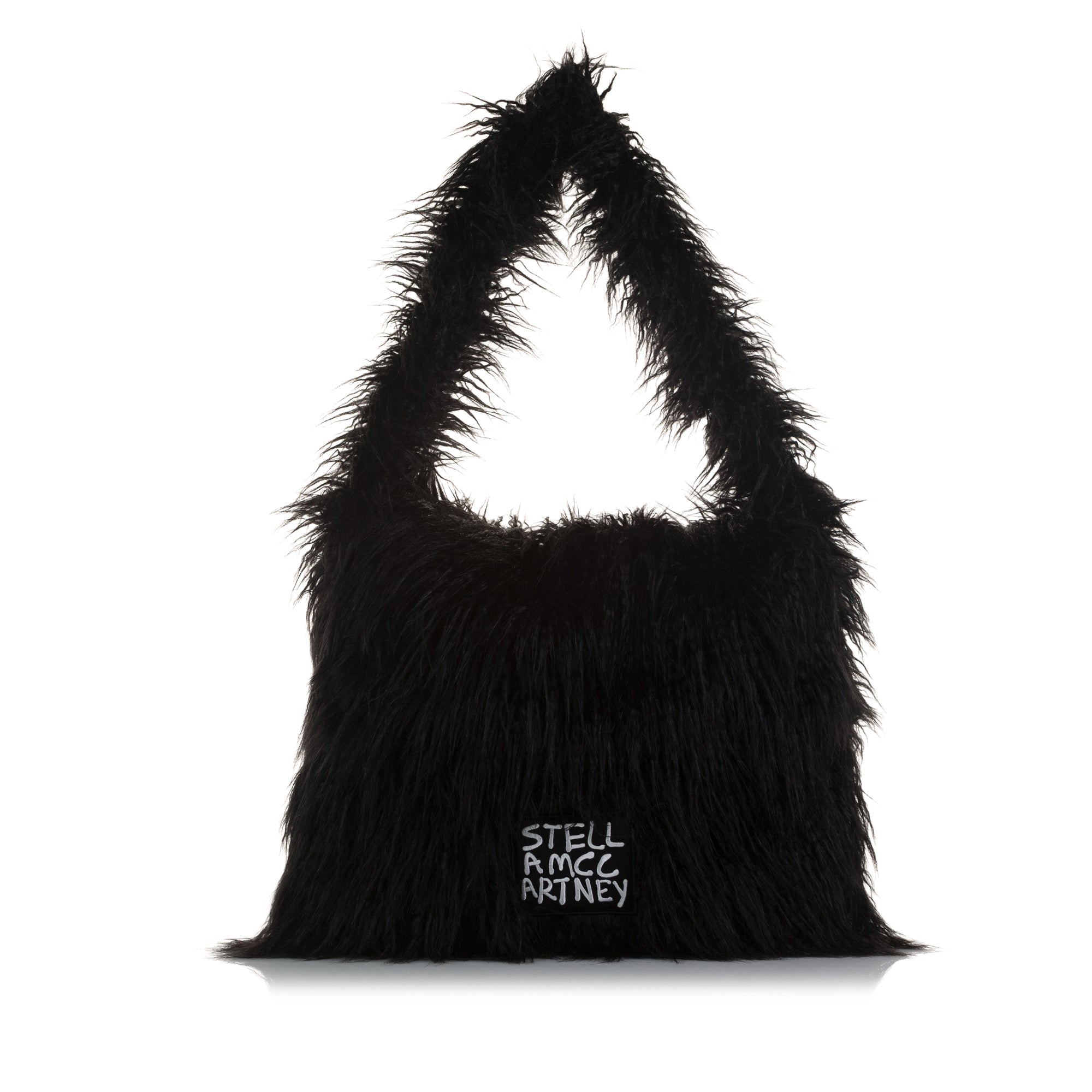 Stella McCartney | Pre-Owned x Ed Curtis Faux Fur Shoulder Bag | Black