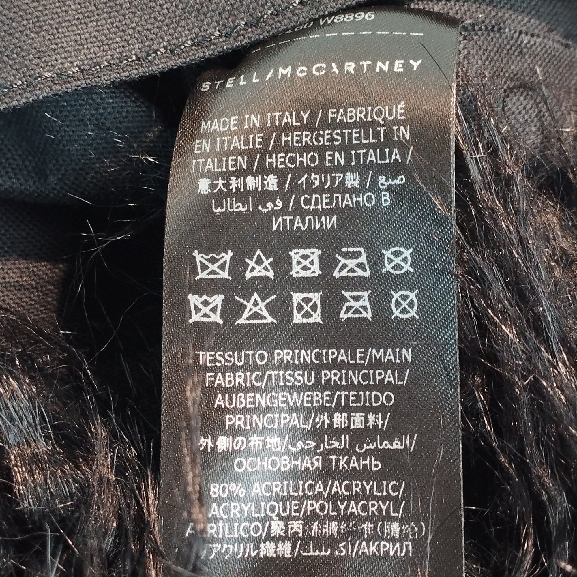 Stella McCartney | Pre-Owned x Ed Curtis Faux Fur Shoulder Bag | Black