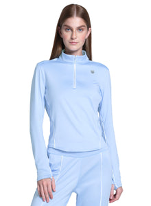 K-swiss | Edge 1/4 Zip Long Sleeve | Blue