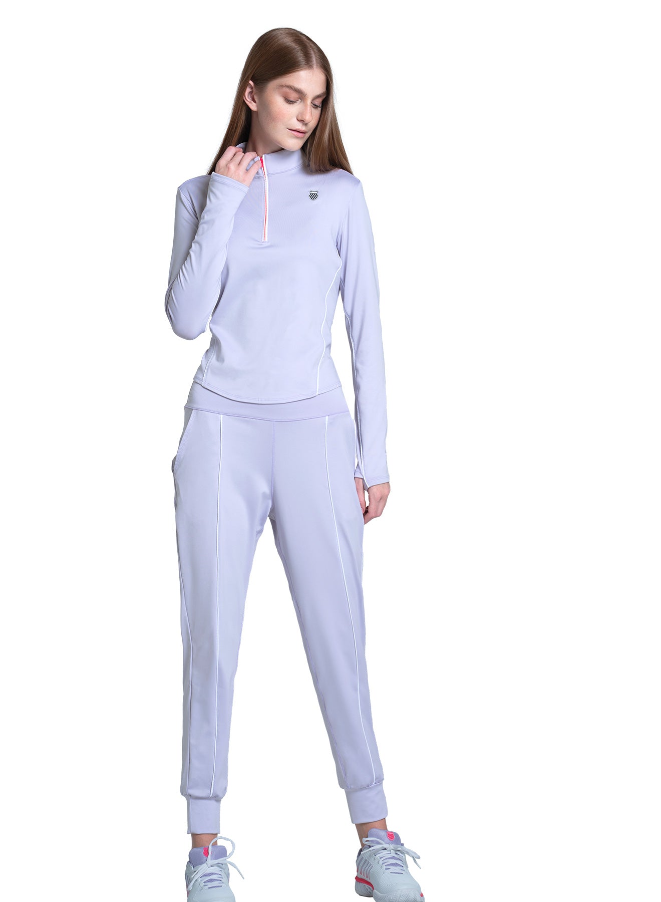 K-swiss | Edge 1/4 Zip Long Sleeve | Hazy