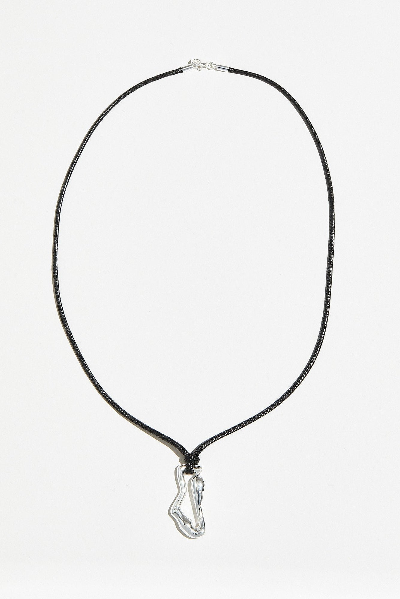 The Kylia Cord Pendant Necklace | Sterling Silver