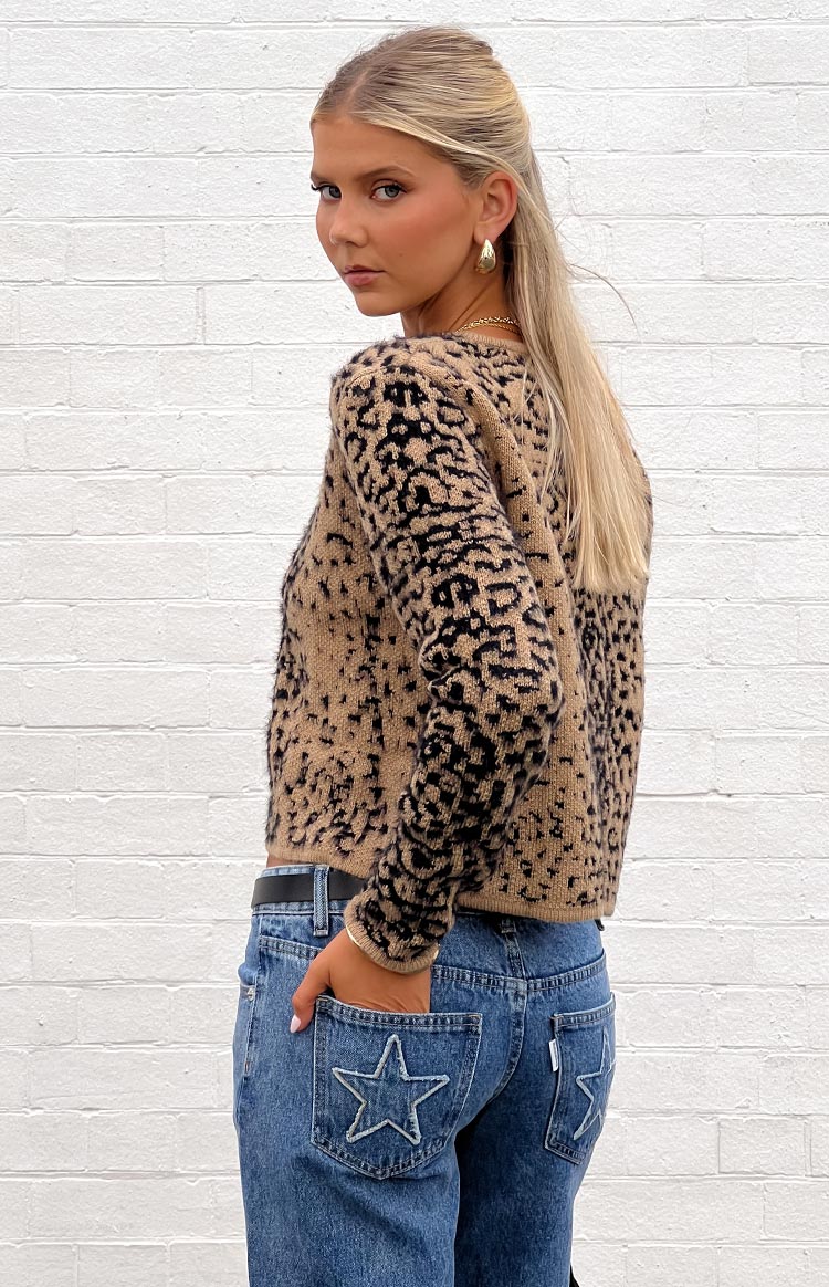 Kahli Cardigan | Leopard Print