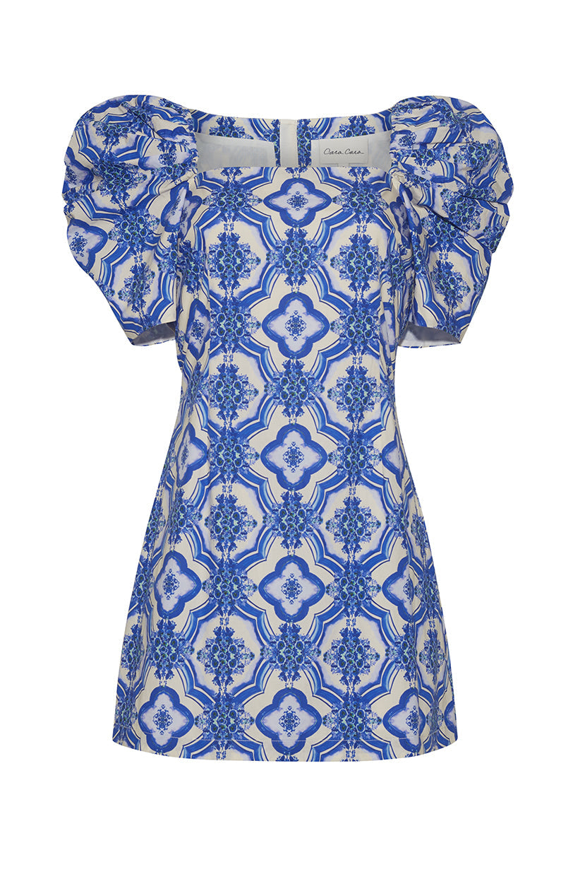 Kelly Dress | Belle Tile Blue