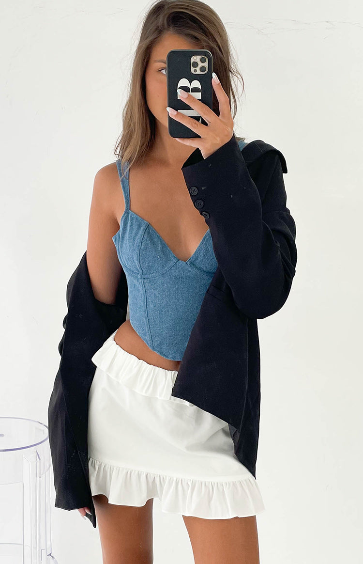Kelsey Mini Skirt | White