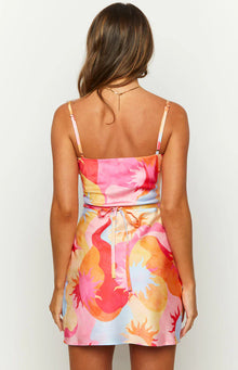 Kennie Mini Dress | Sun Print
