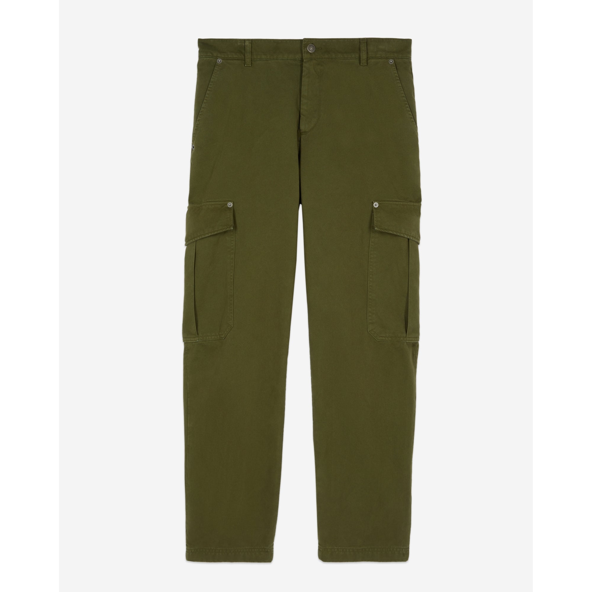 Cotton Cargo Pants | Men | Khaki