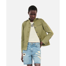 Khaki Officer Style Jacket | Women | Olive Night