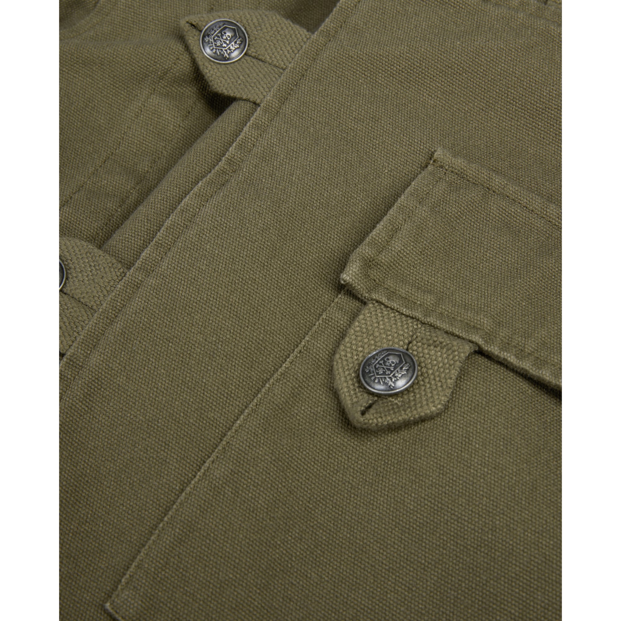 Khaki Officer-Style Jacket | Men | Olive Night