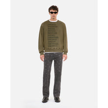 Khaki Patch Sweatshirt | Men | Olive Night