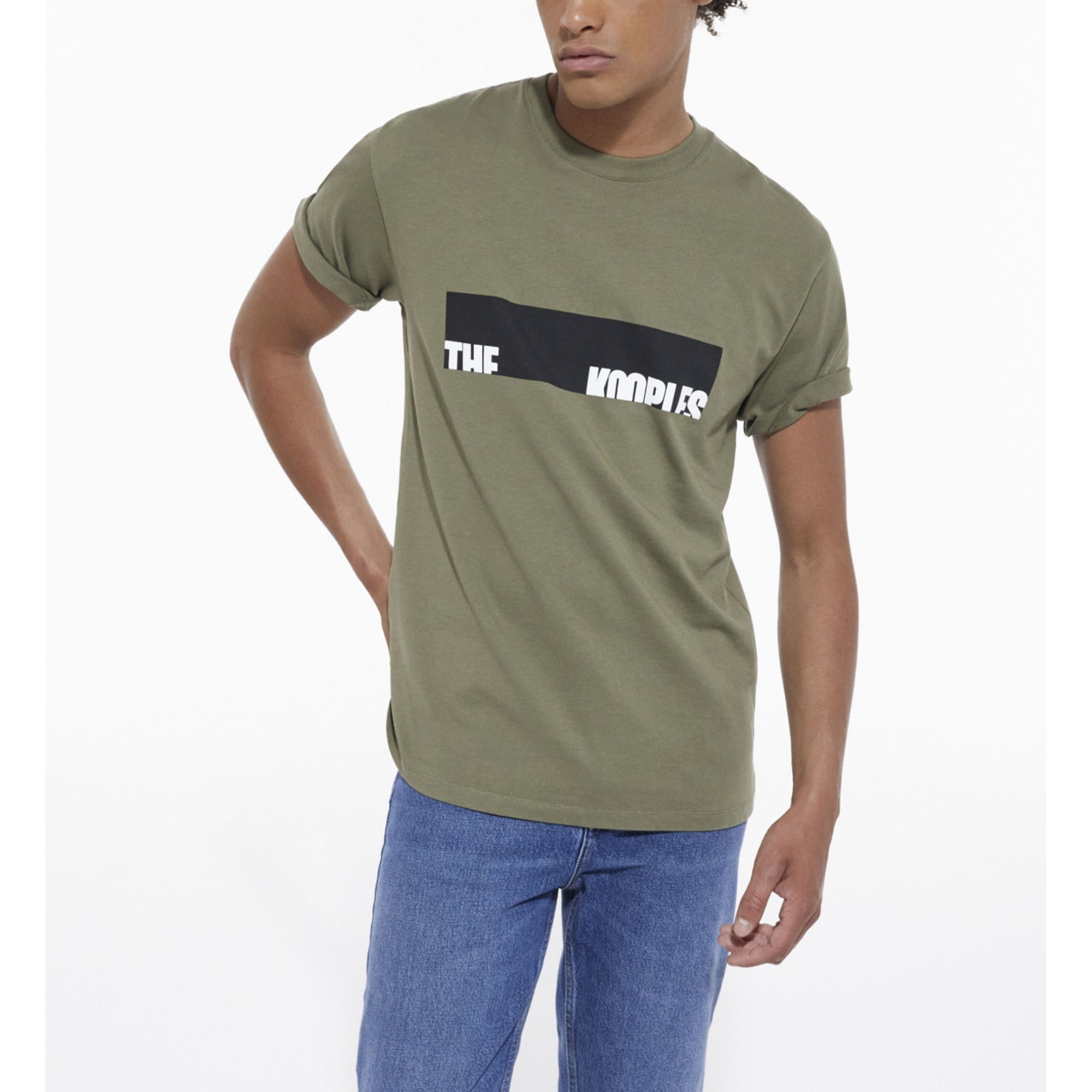 Khaki T-Shirt | Men | Olive Night