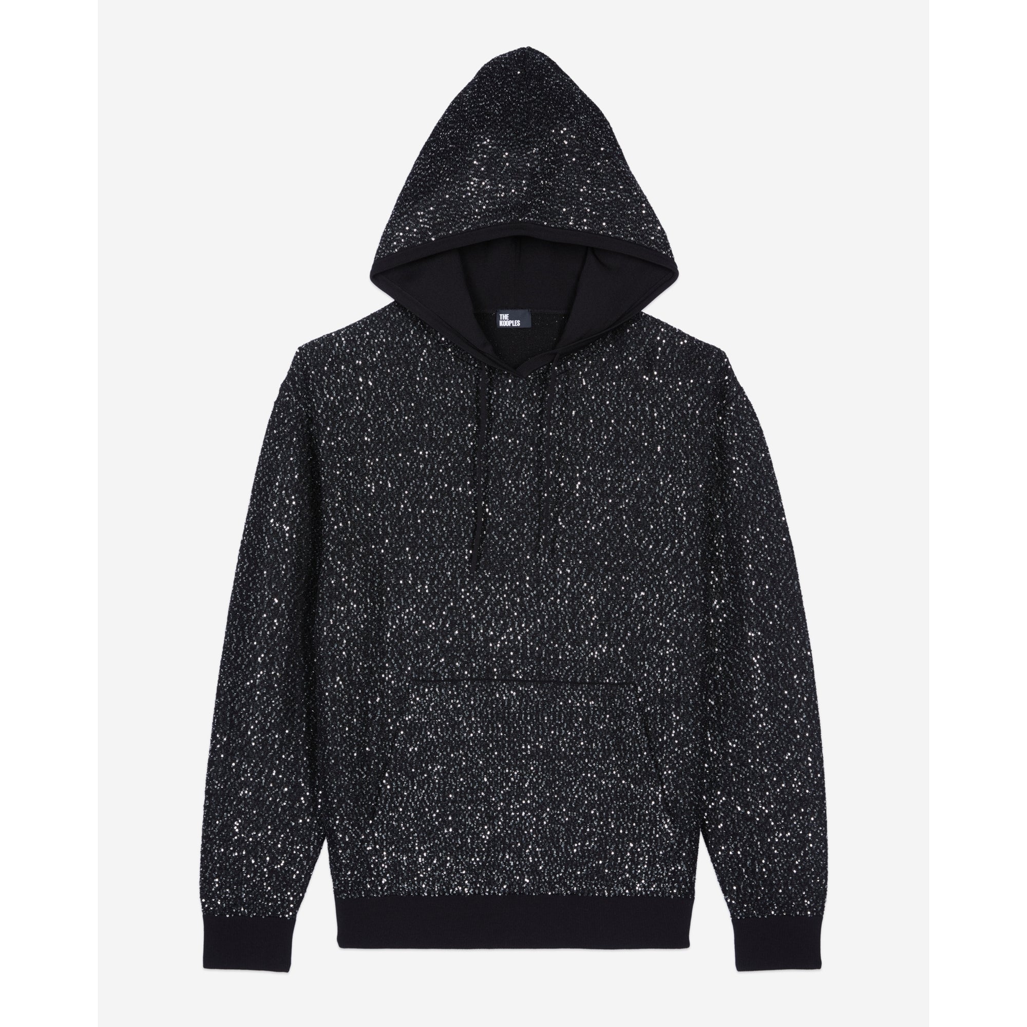 Knit Sequin Sweatshirt | Women | Black