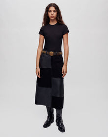 Womens | Hanes Sheer Slim Tee | Black