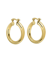 The Large Ravello Hoops | 18KT Gold Filled