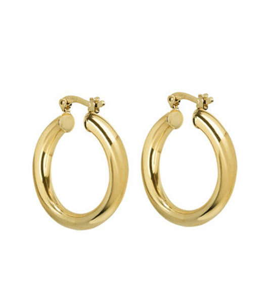 The Large Ravello Hoops | 18KT Gold Filled