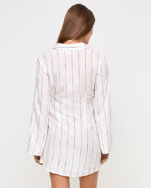 Las Palmas Dress | Fine Line Stripe