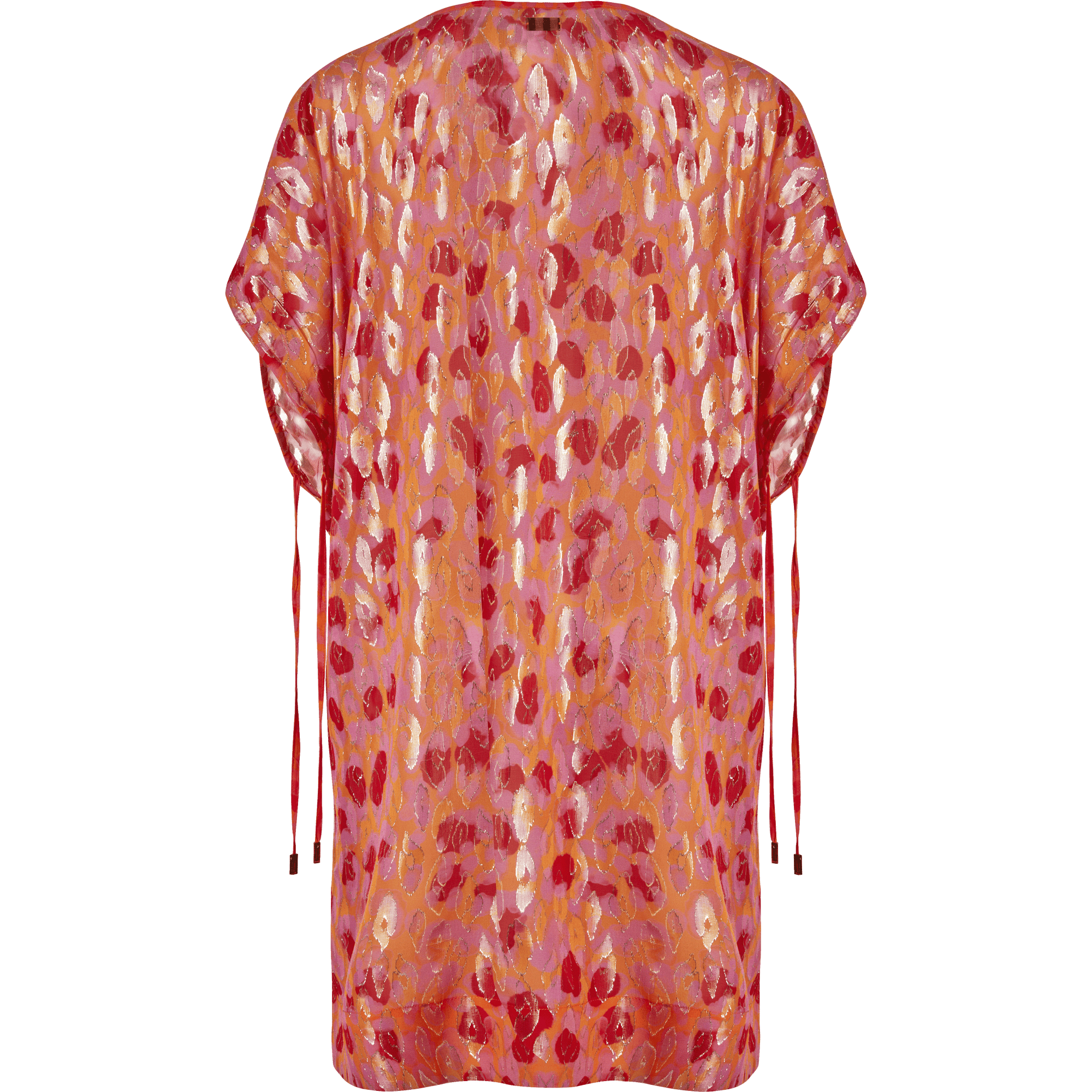 Women | New Leopard Lurex Cover-Up | Apricot