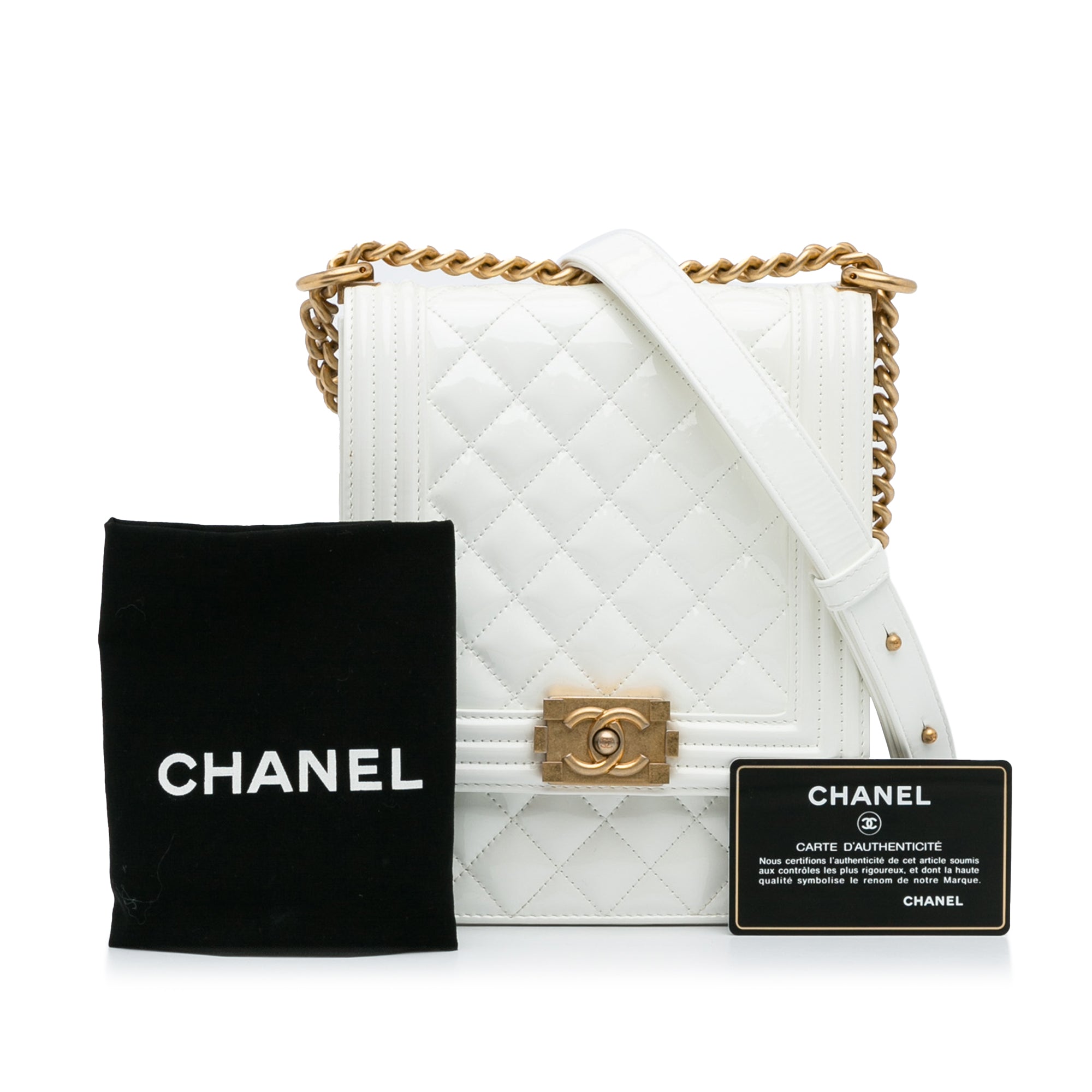 Chanel Pre-Owned North South Boy Flap | Women | White