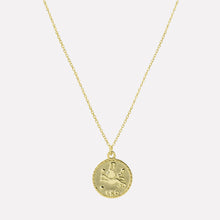 The Zodiac Medal Necklace Leo | Gold Vermeil