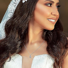 Womens | 0.75 CT Round Cut Lab Grown Accent Diamond | Solitaire Pendant Necklace | 14K White Gold | I-I1