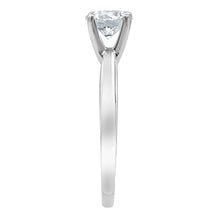 Womens | 0.75 CT Round Cut Lab Grown Diamond | Solitaire Engagement Ring | 14K White Gold | I-I1