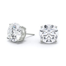 3.00 CT Round Lab-Grown Diamond | Stud Earrings | 14K White Gold | G Color | SI Clarity