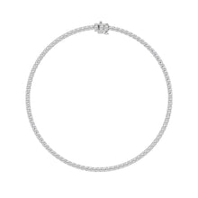 Womens | 10.00 CT Round Cut Lab Grown Diamond | Tennis Necklace | Sterling Silver | G-SI