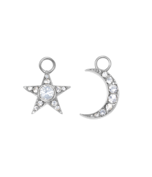 Moon and Star Huggie Charms - Loren Hope