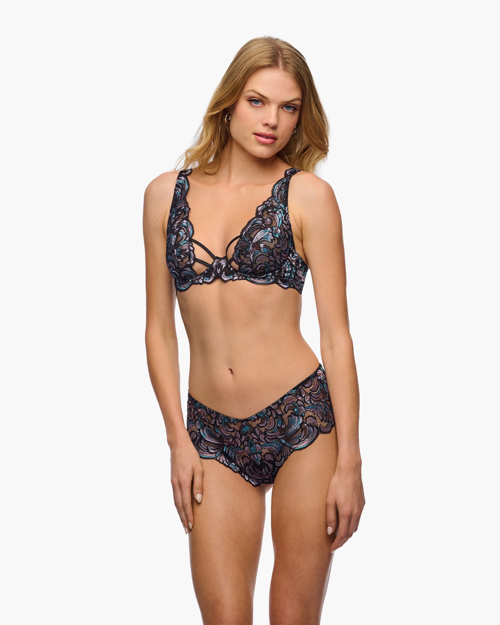Black Bra - Lianella Plunge Bra