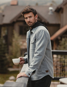 Men | Brightside Flannel Lined Workwear Jacket | Ash