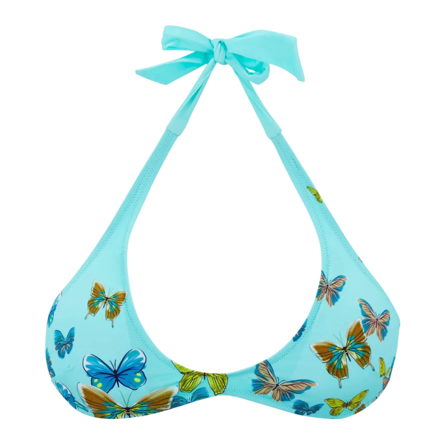 Women | Butterfly All Over Swim Top | Spray Lagoon