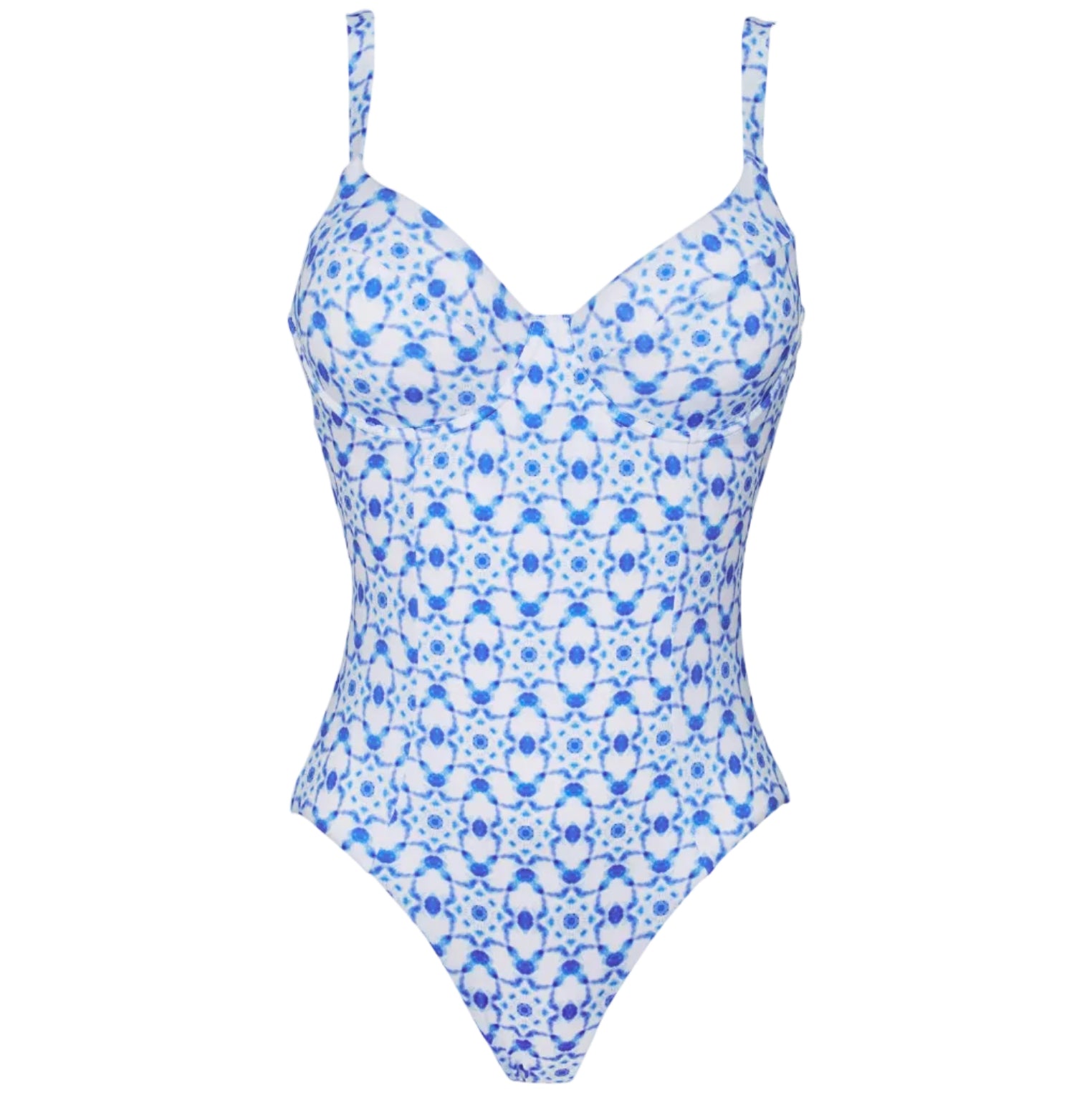 Women | Ikat Medusa Swim | White