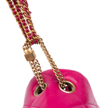 Chanel | Pre-Owned Small Quilted Lambskin On And On Chain Flap - II | Pink/Dark Pink