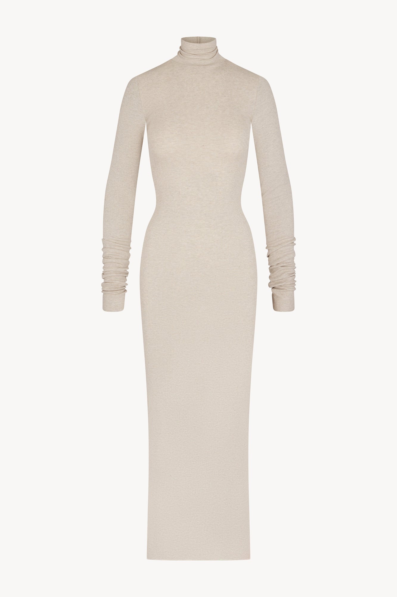 LONG SLEEVE TURTLENECK MAXI DRESS - ETERNE