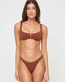 Mako Bikini Top | Tobacco