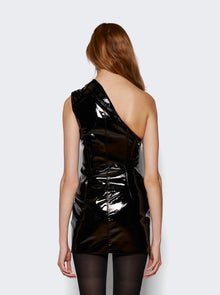 Women | LaQuan Smith | One Shoulder Collared Mini Dress | Black