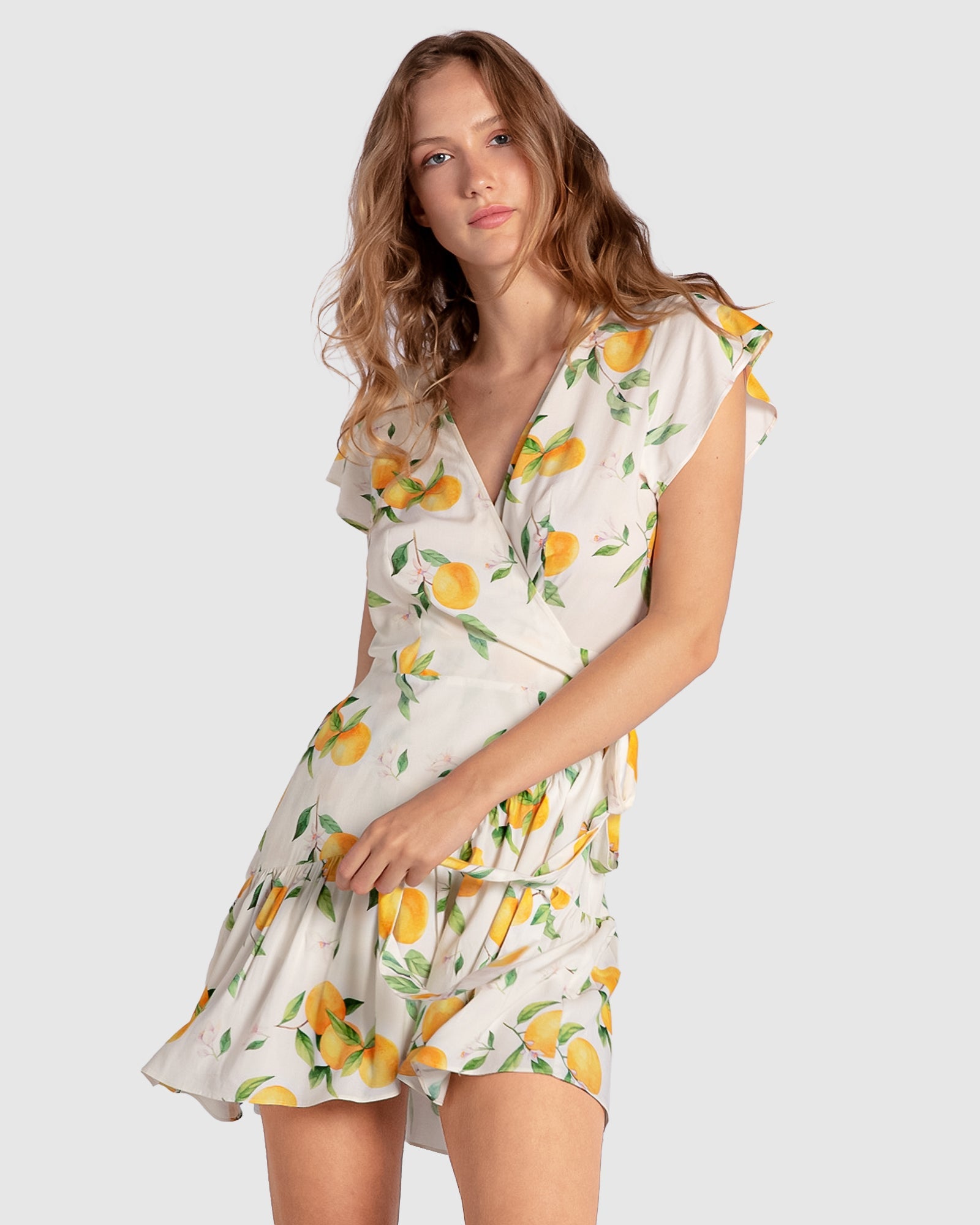 Women | Love Shack Mini Wrap Dress | Orchard