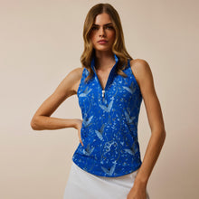 Women | Malibloom Sleeveless Vesta Mock Neck Top | Zuma