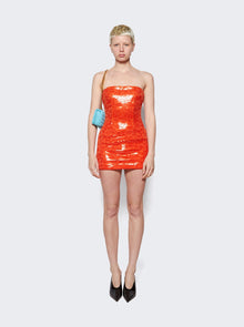 Women | LaQuan Smith | Strapless Mini Dress | Orange