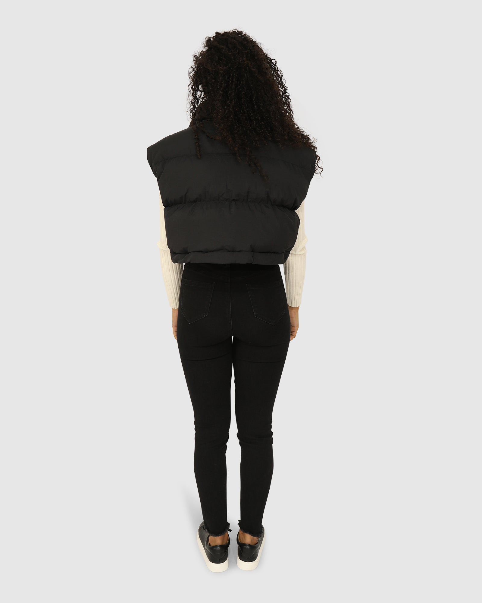 Women | Landslide Zip-Off Puffer Vest | Black