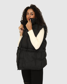 Women | Landslide Zip-Off Puffer Vest | Black
