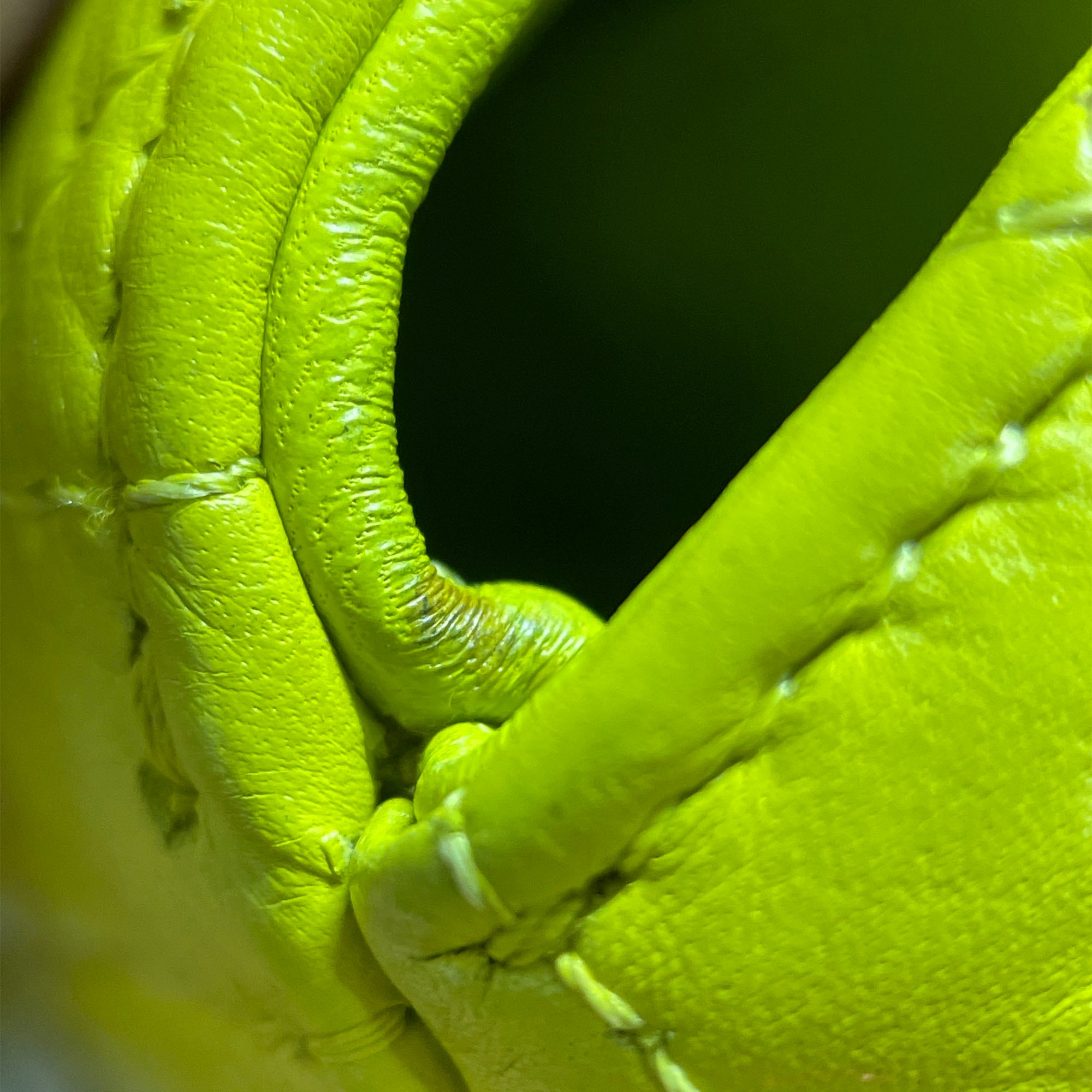 Dior | Pre-Owned Small Calfskin Cannage Caro Bag | Yellow/Neon Yellow