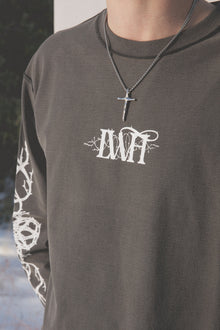 LWH Thorn Logo L x S Tee | Vintage Black