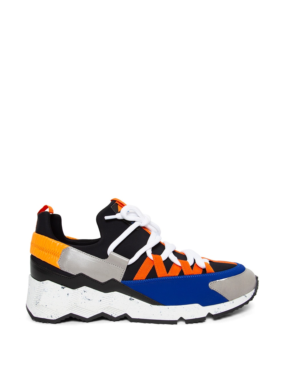 Men | Pierre Hardy | Calfskin And Neoprene Planet Trek Comet Sneakers