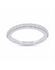 Lab Grown Diamond Eternity Band Ring 1.00 ct | Silver