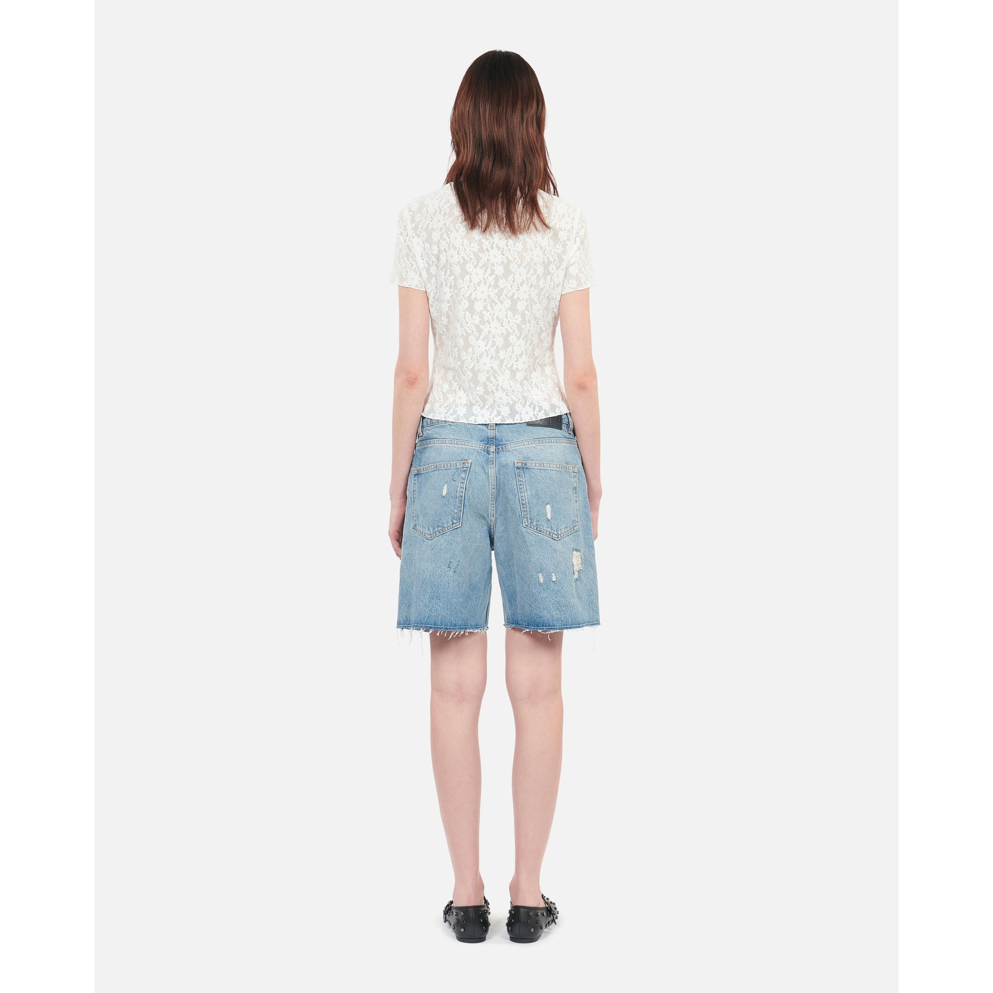 Lace Top | Women | Ecru