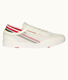 Larson O.B Stripe You Can Swim In Shoes | White/Orange