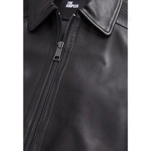 Leather Biker Jacket | Men | Black